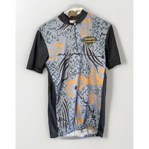 AGU Cycling Jersey Unisex Medium Grey Orange